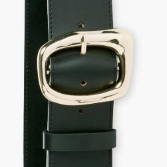 Nordstrom Melody Leather Belt Black Size S NWT - Picture 3 of 3